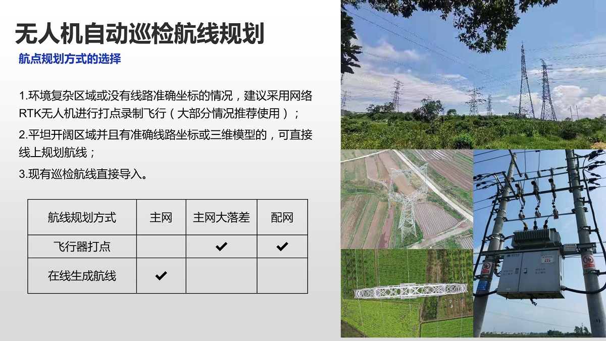 无人机自动巡检航线规划